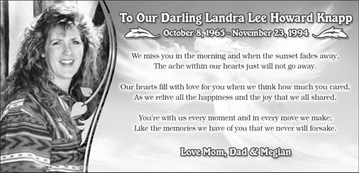 Landra Lee Howard Knapp